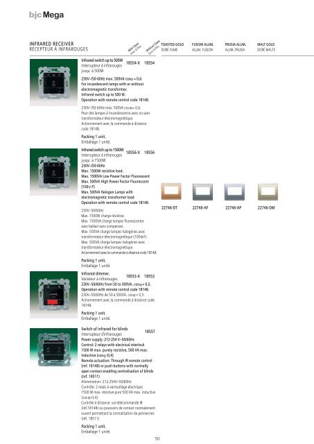 Low Voltage Wiring Devices and Installation Material ... - BJC