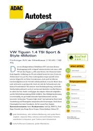 Vw Tiguan 1 4 Tsi Sport Style 4motion Adac