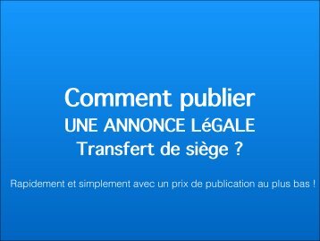 Comment publier
