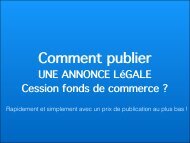 Comment publier