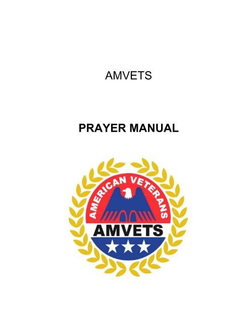 Chaplain Manual Amvets