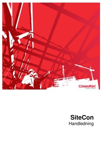 5 Kom igång med SiteCon - Consultec