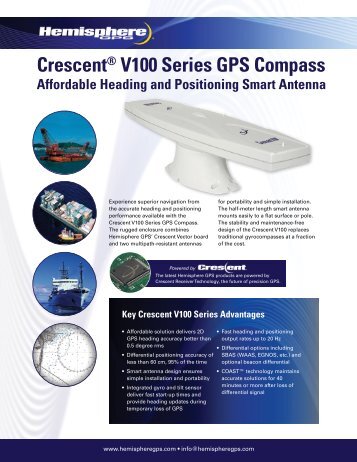 CrescentÂ® V100 Series GPS Compass Affordable ... - GPSDGPS