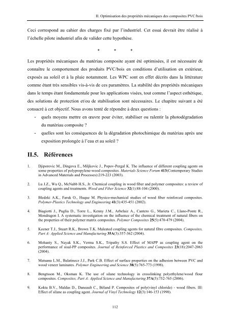 Etude de l'Ã©laboration de matÃ©riaux composites PVC/bois Ã  partir de ...