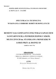 specyfikacja techniczna wykonania i odbioru robÃ³t budowlanych