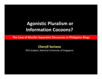 Agonistic Pluralism or Information Cocoons? The Case ... - LIRNEasia