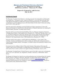 Request for Proposal for Audit Services May 16, 2013 - Bensalem ...