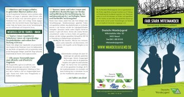 Leitlinien als PDF - Deutsche Wanderjugend