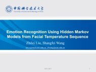 Emotion Recognition Using HMMs