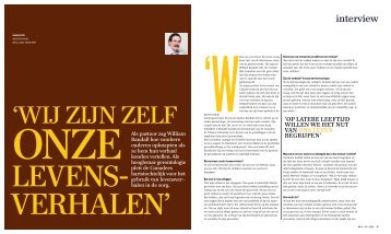 Interview met Canadese hoogleraar gerontologie ... - Peeters, Bram