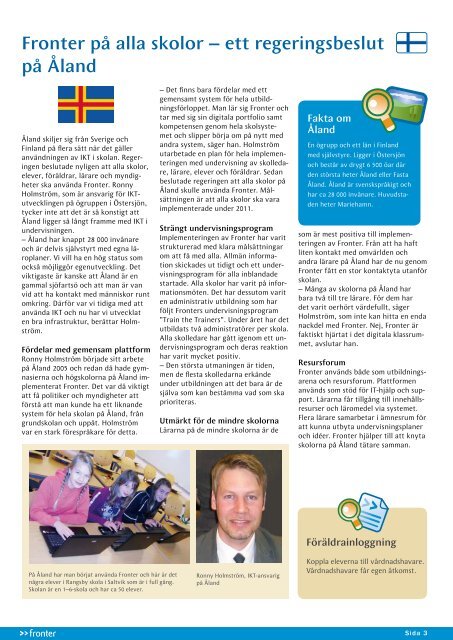 Fronter Nordic Magazine