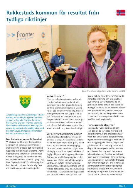 Fronter Nordic Magazine