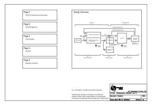 LPCXpresso LPC1347 Schematic - Embedded Artists