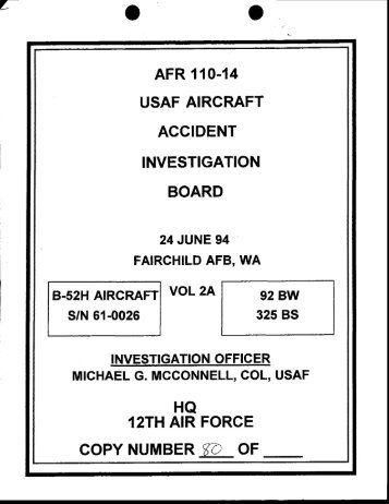 12TH AIR FORCE coPY NUMBER gD OF _ - Air Force Freedom of ...