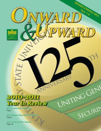 Onward & Upward: Year In Review - Kentucky State University