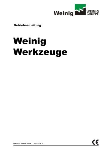 Weinig Werkzeuge - OERTLI Werkzeuge AG