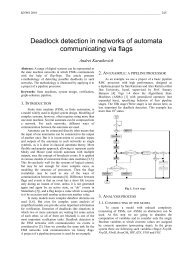 Deadlock detection in networks of automata communicating via flags