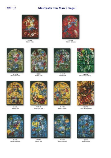 Glasfenster von Marc Chagall - Home - Sagro - Verlag