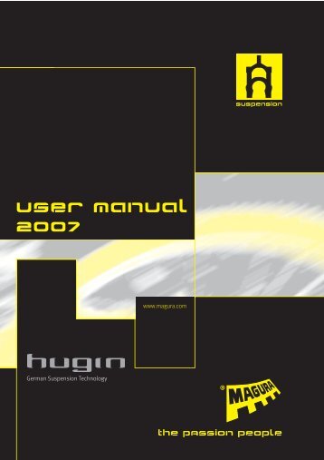 User manual 2oo7 - Magura