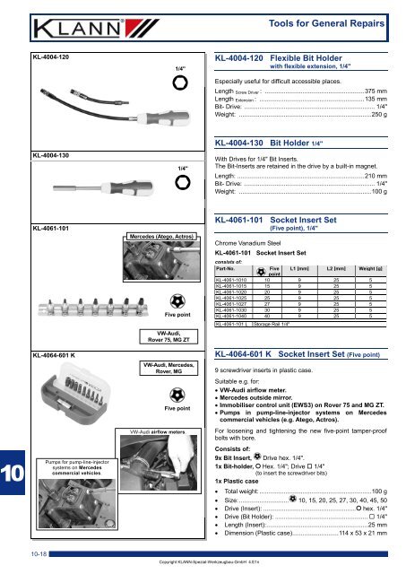 Tools for General Repairs - CARTEL