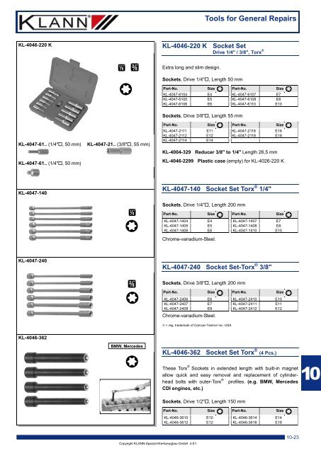 Tools for General Repairs - CARTEL