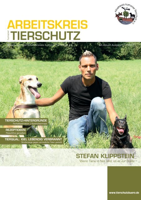 Journal Ausgabe 01/2013 - Deutsches TierschutzbÃ¼ro eV