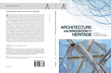 Architecture and Innovation for Heritage - ICOMOS Open Archive