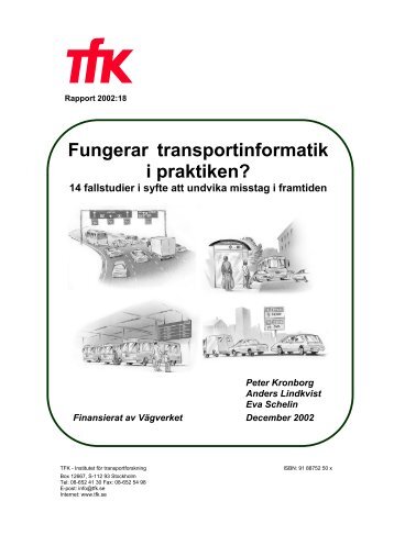 Fungerar transportinformatik i praktiken? - Movea Trafikkonsult AB