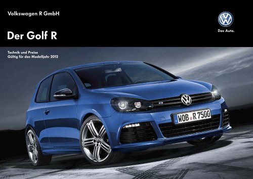 Golf R-Line Preisliste (pdf 600KB) - MAX-Gruppe