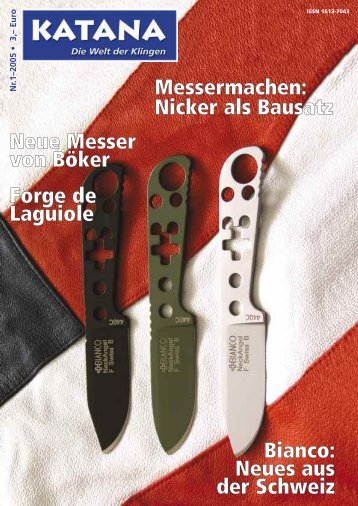 Bianco Knives - Bericht in der KATANA (300kb ... - Fehlschaerfe.de