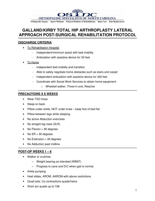 THA Lateral Approach