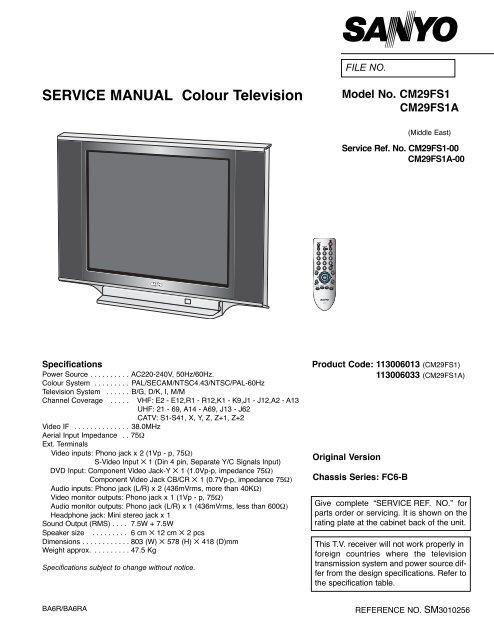 SERVICE MANUAL Colour Television - diagramas.diagram...