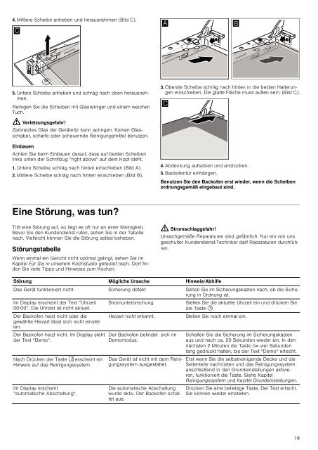 Bedienungsanleitung zu BOSCH HBG 38 B 762 D Schwarz - Innova ...