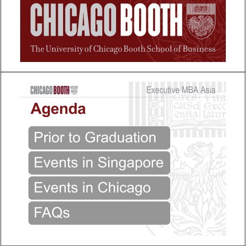 Graduation Preparation Presentation Chicago Booth Portal
