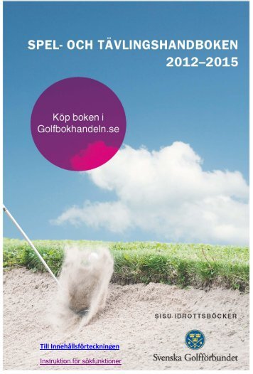 Spel- och tÃ¤vlingshandboken 2012-2015 - Golf.se