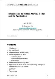 Tutorial to Hidden Markov Models