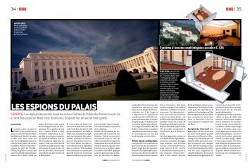 les espions du pAlAis - rts.ch