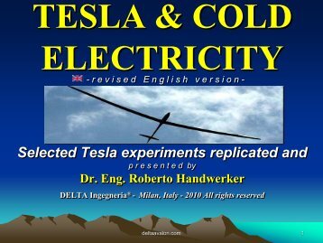 Cold electricity - Tesla Society Switzerland