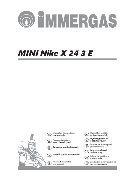 Instrukcja obsÅ‚ugi kotÅ‚a MINI NIKE X 24 3 E - Immergas