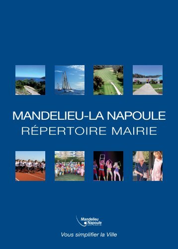 RÃ©pertoire tÃ©lÃ©phonique des services communaux - Mandelieu La ...