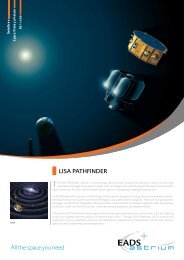lisa pathfinder All the space you need - Astrium - Eads