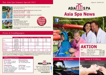 Asia Spa News - ASIA Spa Leoben