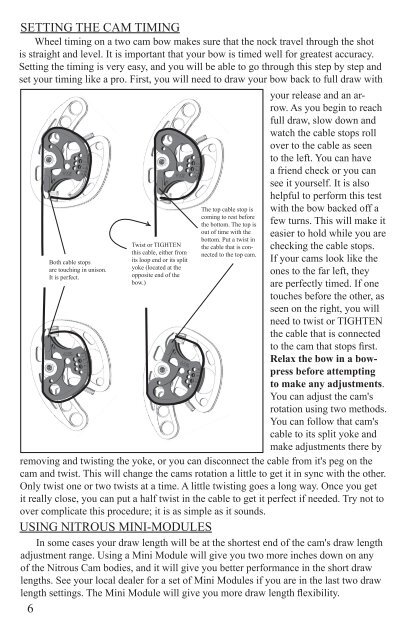 TABLE OF CONTENTS - Martin Archery