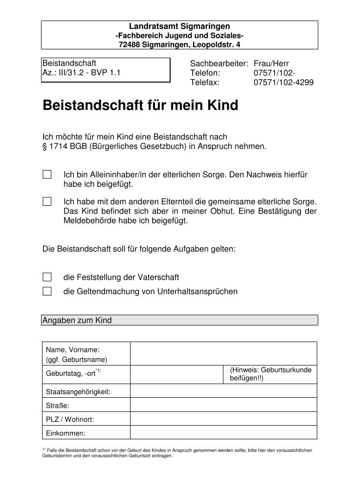 Beistandschaften Magazine