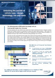 Unlocking the secrets of vehicle keys - design, technology ... - SBD