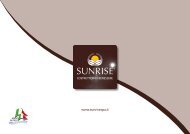 nuovo catalogo 2013 - Sunrise S.p.A.