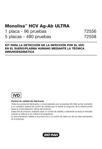Monolisaâ¢ HCV Ag-Ab ULTRA - BIO-RAD