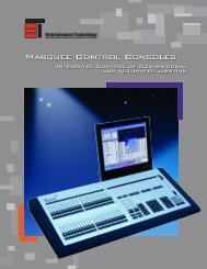 Marquee Control Consoles Marquee Control Consoles