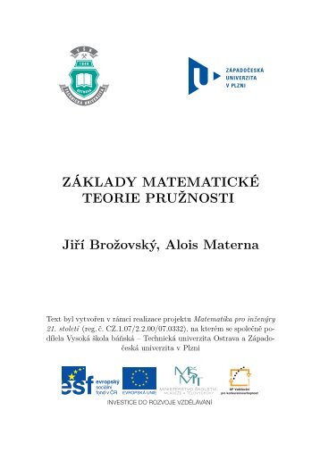 ZÃ¡klady matematickÃ© teorie pruÅ¾nosti - Matematika pro inÅ¾enÃ½ry 21 ...