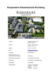 Elternbrief - Kooperative Gesamtschule Kirchberg
